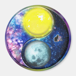 Yang-Yin / Sun-Moon Magnet