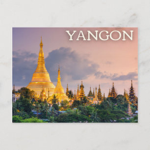 Yangon, Myanmar (Burma) Postcard