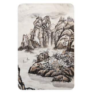Yangze River with Waterfall Magnet