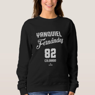 Yanquiel Fernandez 82 Colorado Baseball Vintage ML Sweatshirt