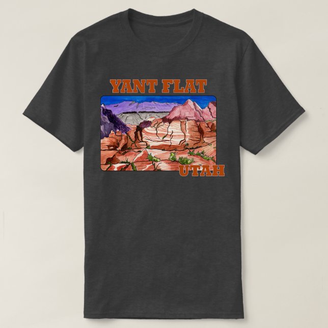 Yant Flat Utah T-Shirt (Design Front)