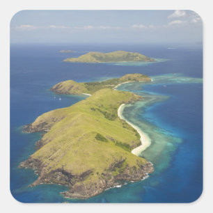 Yanuya Island, Mamanuca Islands, Fiji Square Sticker