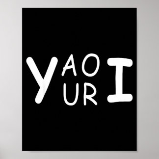 Yaouri you are funny wordplay meme minimalist  poster