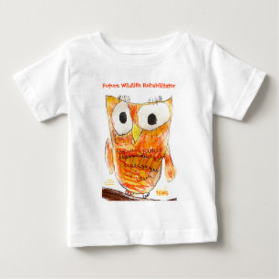 YAP   Custom Designer Owl   Youth Art Project Baby T-Shirt