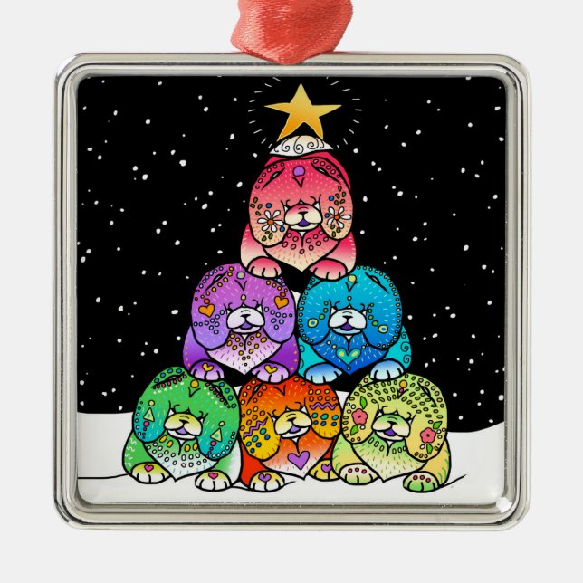 YAPPY CHOWLIDAYS 2016 ORNAMENT (Front)