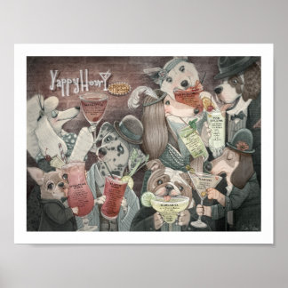 Yappy Hour Print