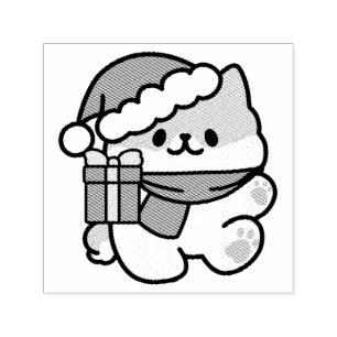 Yappy Howlidays - Cute Christmas Dog Cartoon Self-inking Stamp