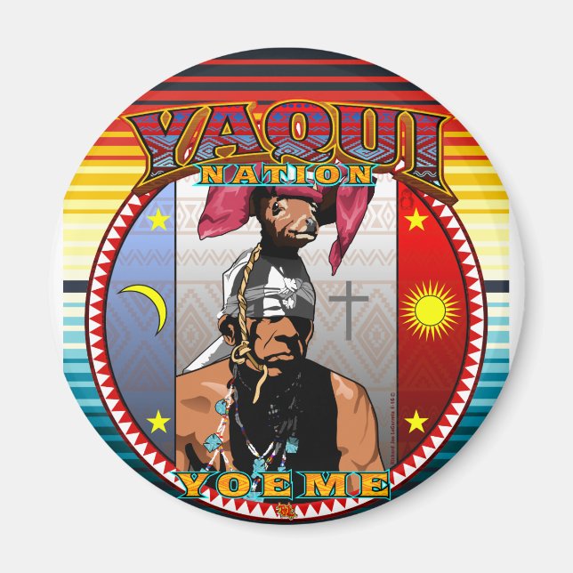 Yaqui Deer Dancer magnet 3 (Front)