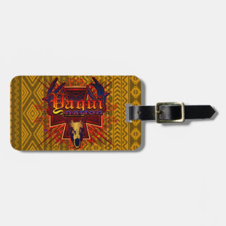 Yaqui Nation Deer Skull Design Luggage Tag