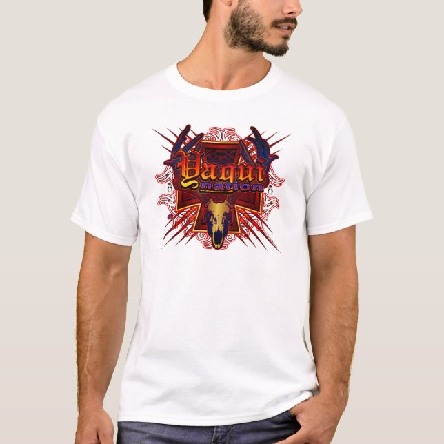 Yaqui nation skull logo T-Shirt (Front)