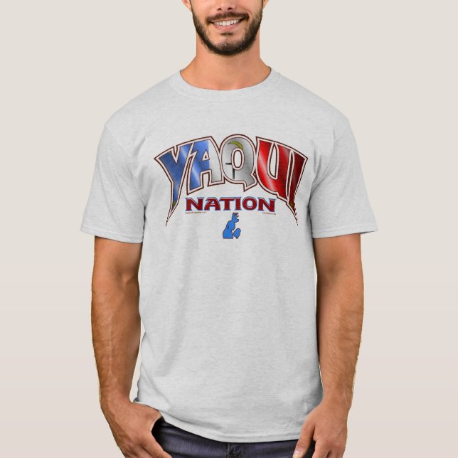 Yaqui Nation Sports Design t-shirt (Front)