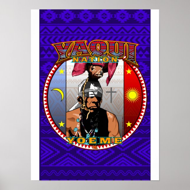 yaqui nation yoeme poster deer dancer (Front)