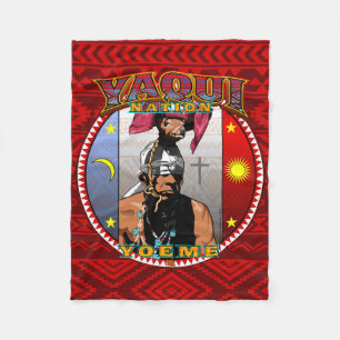 Yaqui Yoeme Deer Dancer Fleece Blanket