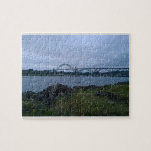 Yaquina Bay Bridge, Newport, Oregon Jigsaw Puzzle