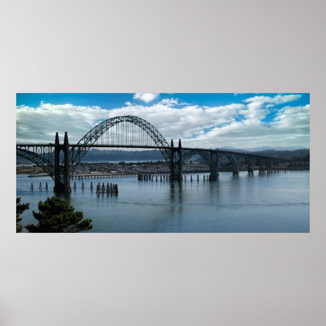 Yaquina Bay Bridge - Newport Oregon Poster (Front)