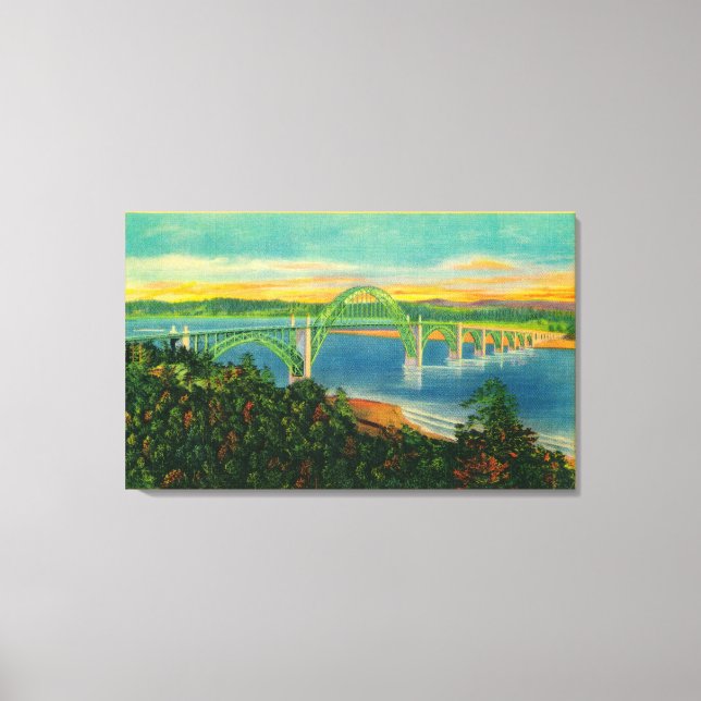 Yaquina Bay BridgeNewport, OR Canvas Print (Front)