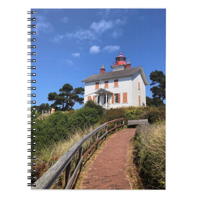 Yaquina Bay Lighthouse, Newport, Oregon Notebook (Front)