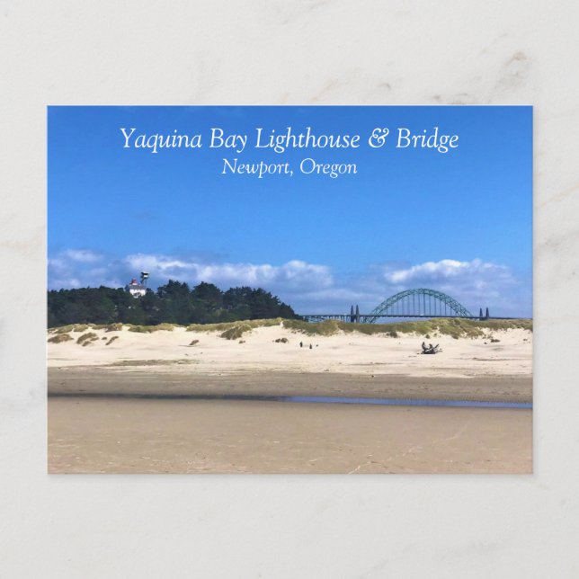 Yaquina Bay Lighthouse, Newport, Oregon Postcard (Front)