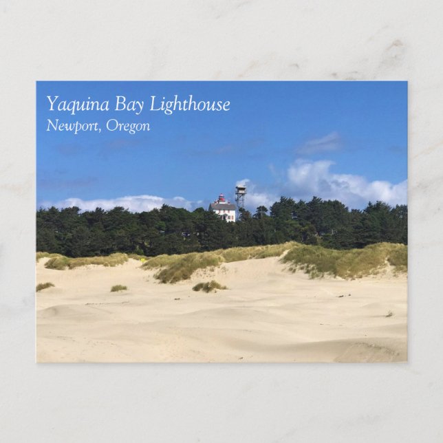 Yaquina Bay Lighthouse, Newport, Oregon Postcard (Front)