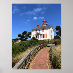 Yaquina Bay Lighthouse, Newport, Oregon Poster