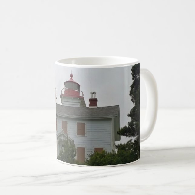 Yaquina Bay Lighthouse, OR Coffee Mug (Front Right)