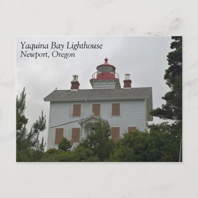 Yaquina Bay Lighthouse, OR Postcard (Front)