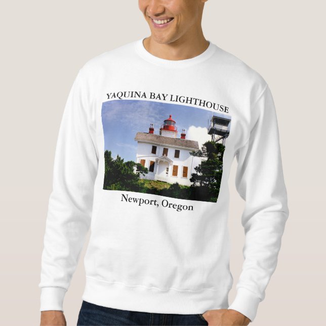Yaquina Bay Lighthouse, Oregon Sweatshirt (Front)