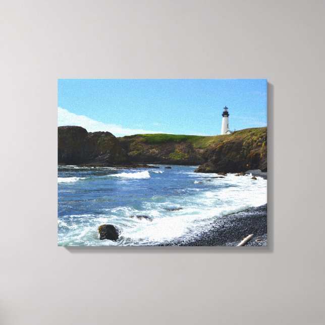 Yaquina Head Lighthouse Canvas Print (Front)