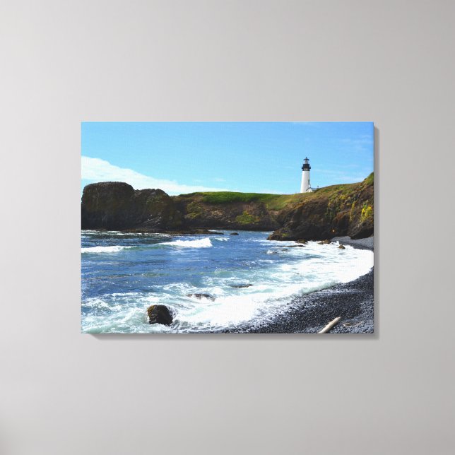 Yaquina Head Lighthouse Canvas Print (Front)