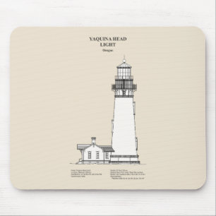 Yaquina Head Lighthouse - Oregon - SBD Mouse Pad