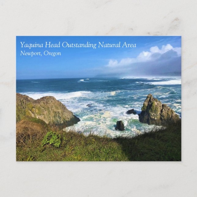 Yaquina Head Outstanding Natural Area, Oregon Post Postcard (Front)