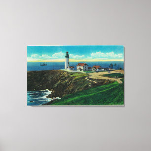 Yaquina Lighthouse and Yaquina HeadYaquina, OR Canvas Print