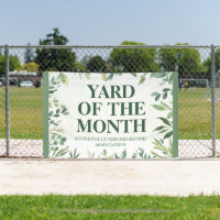 Yard of the Month Club Award Winner Custom