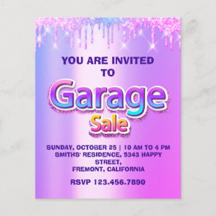 Yard Sale Garage Sale Holograph Drips Pinky Flyer