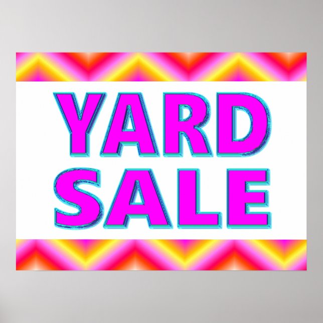 Yard Sale Poster (Front)