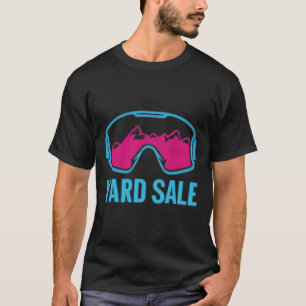 Yard Sale Skiing Funny Retro Skier Mountain Crash T-Shirt