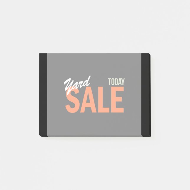 Yard Sale Today Post-it Notes (Front)