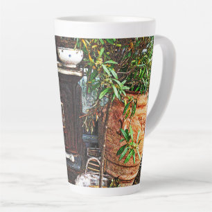 Yard Scene Latte Mug