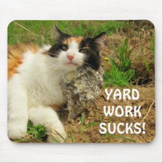 Yard Work Sucks Mouse Pad