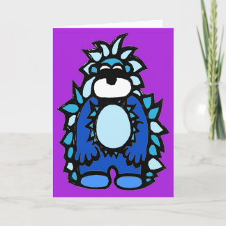Yardley the Yeti - note card