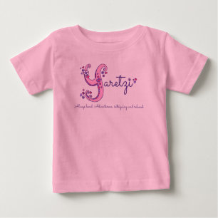 Yaretzi girls name & meaning Y monogram shirt