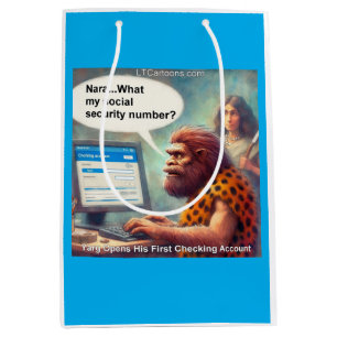 Yarg’s First Login: Banking Like a Caveman Medium Gift Bag