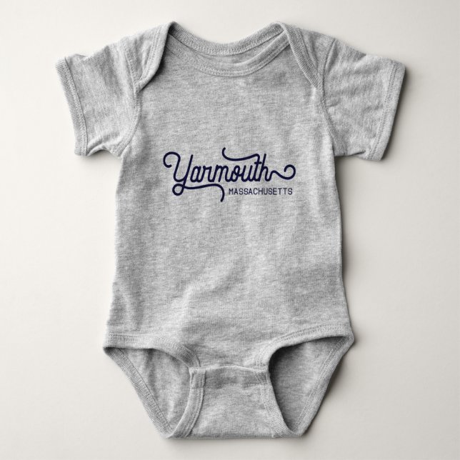 Yarmouth Massachusetts Baby Bodysuit (Front)