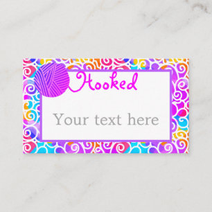 Yarn Artistic Colourful Business Card