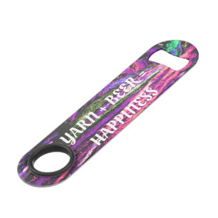 Yarn + Beer = Happiness Beer Bottle Opener