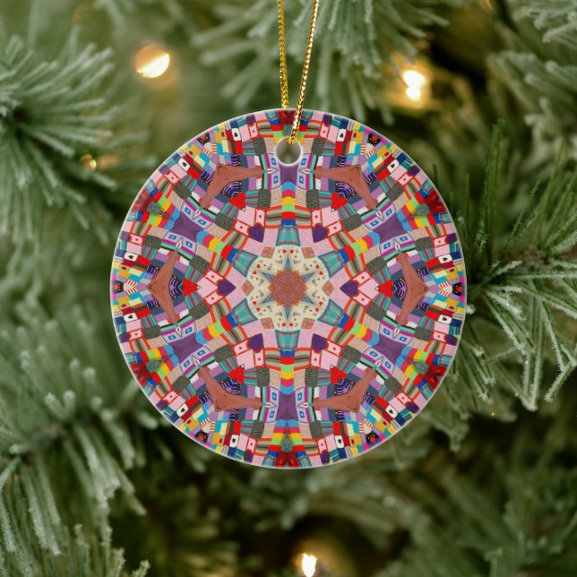 Yarn Bomb Series | Explosion 8 Ceramic Tree Decoration (Tree)