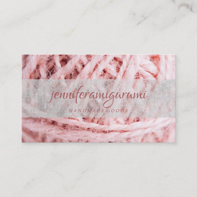 Yarn Business Card (Front)