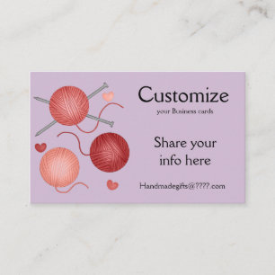 Yarn/Crochet/Knitting Business Cards