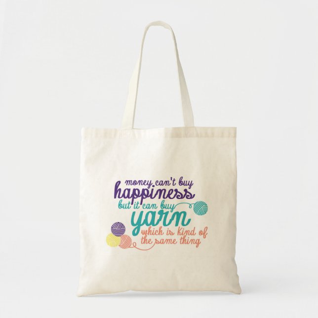 Yarn Happiness Tote Bag (Front)