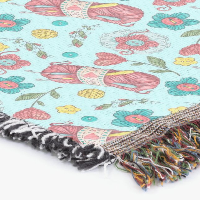 Yarn Love Throw Blanket (Corner)